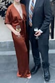 I'm obsessed with this 2 piece jumpsuit! Love how the self-tie keeps everything in place. I wore this to a friend's wedding, and then again for a formal night on my honeymoon cruise. Hoping to get many more wears out of it as well! - Alyssa L.