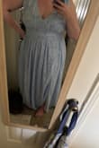The dress fit well and was of nice quality, but the neckline on the dress was wildly different than the photos. In the photos, the plunge extends all the way to the waist, but the neckline on the dress I received ends several inches above the waistline and looked nothing like the photos. I'm really disappointed because I have always been happy with Lulus dresses and was excited about this dress, but I will be returning it because it is not the dress I ordered. - Katie W.