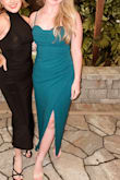 This dress required zero alterations, comes with a built in bra, and is made of a bit thicker of a material. Very high quality and well made! - Taylor A.