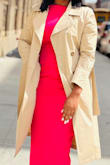 It's just incredible. I got so many compliments for that coat. Fits so well, and the material is perfect for spring. I like the fact that the fabric is not too heavy and has pockets. - Christina Y.