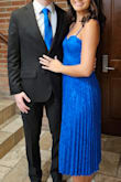 Wore this to my boyfriend's fraternity formal and I received so many compliments! It was elegant and the color was exactly like it looks in the picture. It fit comfortably and was true to size, and the material was really soft. - Jenna C.