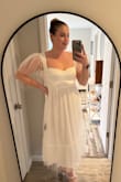 Bought this for either my bridal shower or rehearsal dinner. Fit so well! - Rachel B.