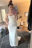 Dress was a great value and fit well for what I paid for it. I ultimately decided to go with another dress because the fabric was a little heavier than I imagined. Did love it on though. - Megan H.
