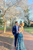 I absolutely loved this dress! I got so many compliments all night and felt so confident all evening. The color was perfect and reflected so beautifully in the sunlight during golden hour. Dress was comfortable and snug in all of the right places despite having a flowy bottom! Would absolutely recommend to anyone needing a formal evening gown for an upcoming event. - Casey M.