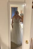 I found my dress! Love the corset back and detailing on the top. Still need to get it altered for length. So excited to wear this on my wedding day! - Sami W.
