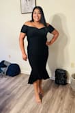 I loved the dress fit perfectly made me look so good - Yesenia P.