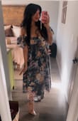 I wore this dress to a Mexican Restaurant Grand Opening here in Las Vegas, and this dress fit the vibe 100%. I got so many compliments on It, and everyone was asking where I got it. I personally wore the sleeves off the shoulder. It either way looks cute! - Genesis M.