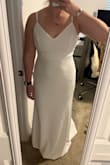 Just wow! I tried six wedding dresses from lulus and was impressed by all of them. The quality for the price is outstanding. I went with this simple dress because of its fabric and fit. - Jacqueline W.