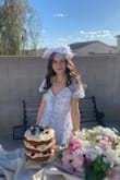 I wore this for my bridal shower and it was perfect! It fit nicely and was made of good material. - Thalia D.
