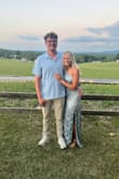 This dress fit great! It's super lightweight & comfortable. The leg slit is so cute too! The length was perfect and I am 5'5 for reference. - Meg D.