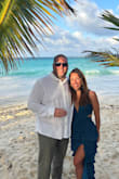 I purchased this dress to wear to a beach wedding in the Dominican Republic! I wanted something fun but elegant. This dress did not disappoint. The quality of the dress exceeded my expectations, the fit was perfect and the ties in the back allowed me to tighten the front since I needed a little extra support. The ruffles made it so fun to dance with and twirl around the dance floor.  I felt secure and comfortable all night. By far the most unique dress at wedding and the color was amazing on the beach background. 10/10 recommend for any occasion! - Kelly O.