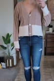 Love this sweater...cozy but flirty. Looser fit. - Brittney G.
