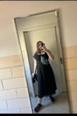 This dress fit great, but upon wearing tore on the side and is now unwearable. - Kassadee O.
