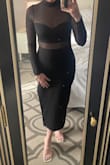 Fit perfectly with a strapless bra, and I received many compliments. Super comfortable and stylish. I wore it to date night in Las Vegas. - Jackie Y.