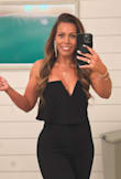 Fell in love with this jumpsuit the minute I put it on. It's soft and stretchy and super comfortable. The zipper is a little hard to get on by yourself BUT because it's so stretchy I was able to zip it up before pulling it all the way up over my chest and it worked perfectly. Got tons of compliments. Super flattering - Vanessa G.