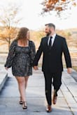 I bought this dress to have something fun and different from my engagement shoot and it was perfect! It's lightweight but still really comfortable and the sequins don't scratch at all. - Rachel W.