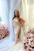 Bought this dress for a milestone birthday. I wanted to feel like a birthday queen and this dress fit the bill!  Sequins fringe is sparkly and fun. Fit is true to size with no stretch. Length perfect . I'm 5'6 and I wore a 3 inch heel.  Comfortable to wear. Get it! - Sandy L.