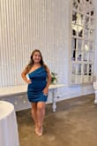 I love this dress so much! It's super flattering and comfortable. The ruched style hides the tummy well. The color is gorgeous. I got many compliments and felt so beautiful! - Raquel T.