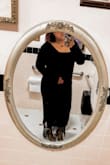 Wore this during my vacation with the family and it was simply a great dress. It is a bit heavy and thick but perfect for beachside vacations. Loved the tassels on it the most. It does stretch some after being worn so if needed, go a size down. I wear an XL and the XL worked fine. - Sandra C.