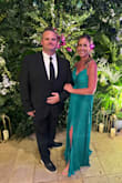 This dress was absolute perfection! I ordered this for a gala in Hawaii. Im 5'4", 133 lbs, and 36B, and I got a medium. I probably couldve worn a small, but the medium fit great. I did have the dress alteredI had a slit put in the front (which I highly recommend!) and I had 3 inches in length removed. I shouldve had a couple more inches removed as I stepped on the dress a few times throughout the night (I wore 3-inch heels), but it wasnt a huge deal. There is a zipper up to the lower back, and then the top is tightened by pulling and tying the string. I wore stickies, but you could go braless. I traveled for 24 hours with this dress in a folded garment bag, and it did not get wrinkled at all. I got SO many compliments on this dress. Dont hesitate on this one! >w - Amy S.