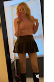 I got the skirt in a size Small and it fit perfectly. I feel cute and sexy in it. I also received a lot of compliments when I posted a reel wearing this on IG. - Vivian S.