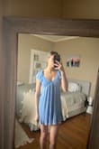 I absolutely love this dress and was so excited to wear it for graduation. But if you are tall like me, this dress is way too short unfortunately! I'll be returning it sadly - Meggan C.