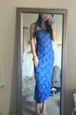This dress fits like a glove and is super flattering because of the texture of the fabric. Happy I found the perfect dress. - Anna H.