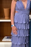 I loved this dress! I received so many compliments. I was worried at first about the low cut, but it fit like a glove and had cups, so I was secure. I cannot recommend this dress enough!! - Presley R.