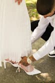 Shoes fit true to size and were stunning. May want to use Band-Aids on your feet, though, because I had many blisters from walking so much. - Jade S.