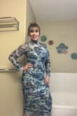 I got this for a wedding and I love it! I am a mom of 3 and hate my midsection and my arms! It was super flattering - Kacey L.
