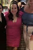 I wore this dress for my birthday. Super flattering on my body type. I didn't feel self conscious at all. I did have to get the straps shortened but everything else fit great. I got so many compliments! - Marisa J.