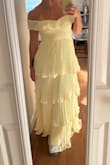 Had to take it to get alterations so I could wear it as a bridesmaid. - Kateri S.