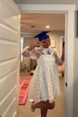 I love it! It fits amazingly! Perfect for graduation and doesn't flare up my gown! - Andie D.
