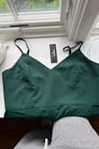 The dress has been mis-sewn. The left breast is smaller and off proportion from the right. I did not realize this when I first tried it on. Buyer beware because they will not let me return it now and I'm stuck with a dress I can't wear or have to spend more money for someone to fix. - Lea I.