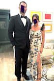 This was so pretty and definitely stood out. Wore to a black tie gala and the theme was blue and bright yellow. The straps were about 5inches too long on me, so had them sewed - Annie B.
