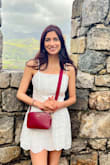 Pretty dress - I loved it and wore it on my birthday. The material is a little thin, though. Need to wear nude undergarments inside as the dress seems slightly transparent. - Akriti T.