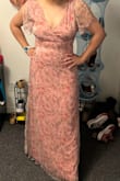 I really love the dress is a little tight in the chest area when I close it all the way, but it's a very beautiful dress. I definitely will recommend it - Genesis C.