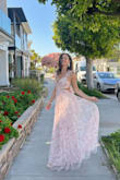 This is literally the most beautiful dress I own. It's the 3rd one I got from Lulus, and I've always been so happy. I got so many compliments, and I felt like a princess wearing it. LOVE IT! Adding a couple of pictures so you can see on your own. - Alexandra C.