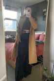 I got this coat to elevate some of my outfits, especially in colder weather. It's not quite as warm as I hoped it would be & the collar rubs my neck raw when I wear it for a long time, but aside from that, it is a very cute and versatile coat. - Rachel T.