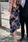 Liked this dress a lot! I had to use some body tape to keep the top bust part stuck down (doesn't lay flat against skin otherwise), but it was very comfy and I got compliments on it! - Bridget R.