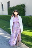 Dress was great and fit perfectly. I thought it was flattering fit on my body given the fact that I'm not thin. If you're shorter than 5'5, I would consider getting the dress hemmed as it will drag even with heels. - Alexandria M.
