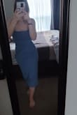I initially loved it, the material is heavy and good quality, and the color is great. However, the fabric makes a weird lump in the zipper. - Katelyn E.