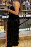 Love this dress so much. I sized up to a medium so the dress would better fit my chest, which wasn't a good idea so stay your size. Corset top adds some boning to the chest of the dress, which I love. Great quality, not see-through at all. - Gwen C.