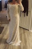 I'm obsessed with this dress! The fit was perfect, and the material is not heavy. I received many compliments and felt beautiful on my big day. - Trinity S.