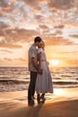 I typically always wear a size medium, but based on other reviews, I ordered this in a small and I am glad I did. The skirt is a heavy material and if I went with my normal size it probably would have been falling down. I purchased this for a photoshoot on my Hawaiian vacation and it was perfect!! - Nicole A.