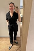 Great for a business casual work event! The fit is a little loose but that leaves room for comfort. - Cassandra D.