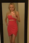 I loved this dress so much, I bought it in a few different colors, Hot pink, Red, Blue, Black, Teal - Vivian S.
