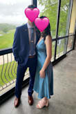 Absolutely gorgeous dress and amazing satin quality!! The back is also so flattering; I kept getting compliments all night. The top runs a little loose so I had to get that taken in, but I do have to do that with most formal dresses with being more petite. Definitely the perfect spring time wedding guest dress! - Mackenzie W.