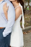 Wore for engagement pics and it was so cute. Slightly big around the top, but I have basically no boobs so that's to be expected. The bow sleeves look great in photos and are actual ties - Kayla G.