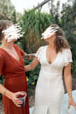 This dress was comfortable and flattering. I felt gorgeous in it. - Sarah P.
